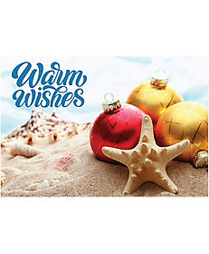 Cards: Beach Warm Wishes Card To Calendar